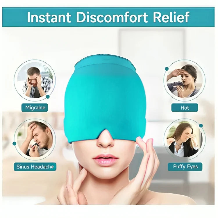 Migraine Relief Cap-Great for Tension, Sinus, Better Sleep & Stress Relief
