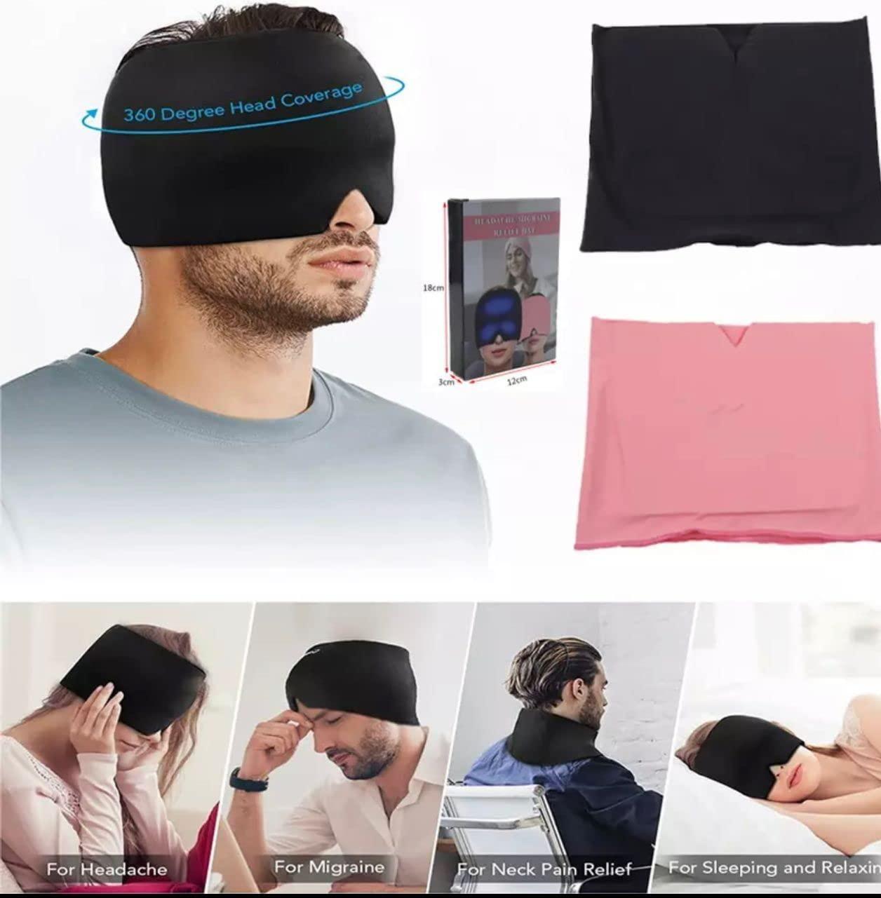 Migraine Relief Cap-Great for Tension, Sinus, Better Sleep & Stress Relief
